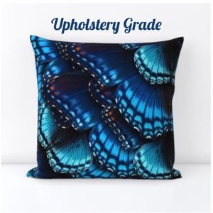 Butterfly Decor pillows, Blue Morpho Outdoor Pillows